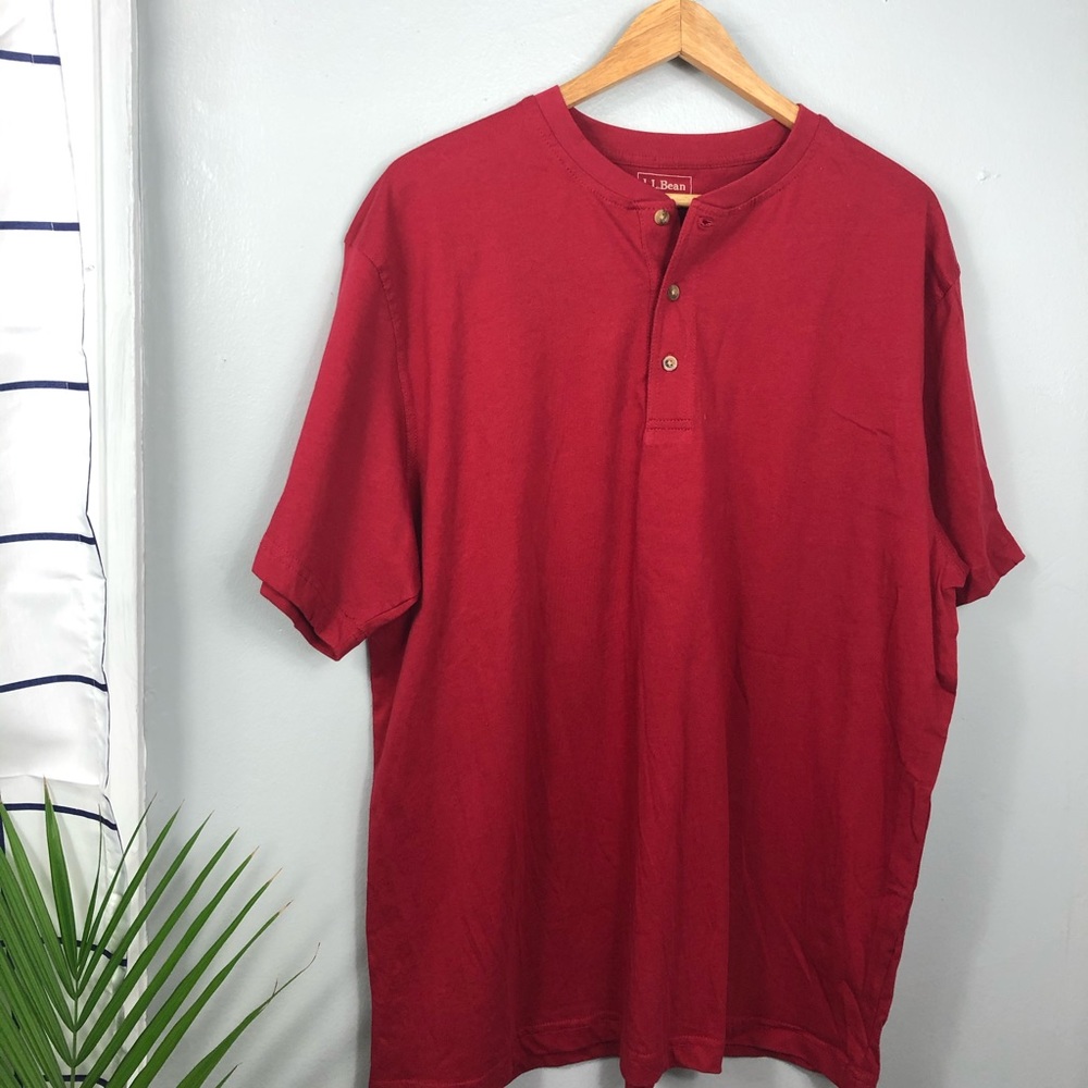 L. L. Bean Short Sleeve Tee Red